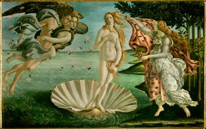 维纳斯的诞生 作者 Sandro (1444/5-1510) Botticelli