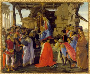 魔术师的崇拜 作者 桑德罗·波提切利（Sandro Botticelli）