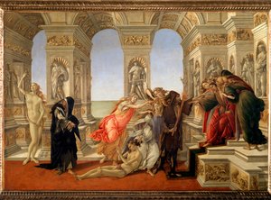 阿佩尔斯的诽谤》（布面钢笔画 作者 桑德罗·波提切利（Sandro Botticelli）