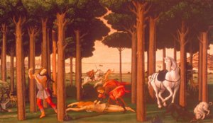 纳斯塔吉奥·德·洪尼斯二世 作者 桑德罗·波提切利（Sandro Botticelli）