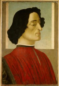 Giuliano de&39;Medici -宝石。诉波提切利 作者 桑德罗·波提切利（Sandro Botticelli）