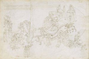 神曲喜剧插图，但丁·阿利吉耶里·普尔加托里奥31，1480-1490 作者 桑德罗·波提切利（Sandro Botticelli）