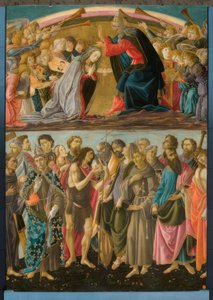 玛丽与圣徒加冕 作者 桑德罗·波提切利（Sandro Botticelli）