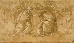玛丽的加冕礼 作者 桑德罗·波提切利（Sandro Botticelli）