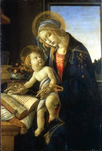 麦当娜与圣女麦当娜，1483年。 作者 桑德罗·波提切利（Sandro Botticelli）