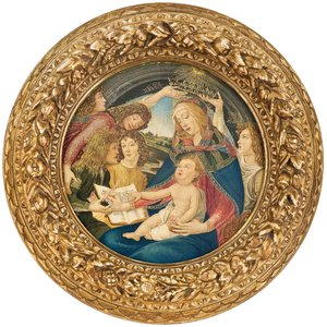 里卡多·梅卡奇（Ricciardo Meacci）圈子的壮丽麦当娜 作者 桑德罗·波提切利（Sandro Botticelli）