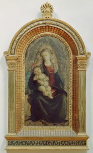 玛丽亚带着孩子的天使般的荣耀 作者 桑德罗·波提切利（Sandro Botticelli）