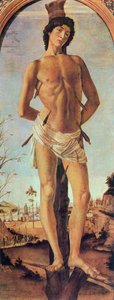 圣塞巴斯蒂安，1474年。 作者 桑德罗·波提切利（Sandro Botticelli）