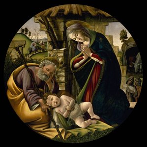 基督之子的崇拜 作者 桑德罗·波提切利（Sandro Botticelli）