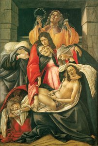 哀悼死去的基督 作者 桑德罗·波提切利（Sandro Botticelli）