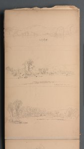 速写本，第5页：1859年8月19日，伯特利·ME。 作者 桑福德·罗宾逊·吉福德