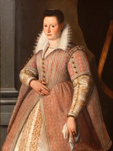 16世纪的比安卡·卡佩罗（Bianca Cappello）肖像1548-1587。