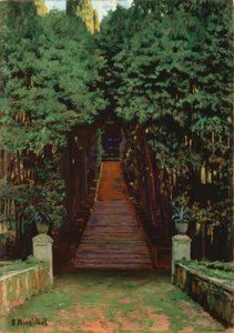 Treppe im Garten 作者 圣地亚哥·鲁西诺（SantiagoRusiñol）