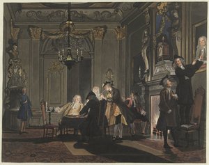 兄弟俩在交谈 作者 Cornelis Troost
