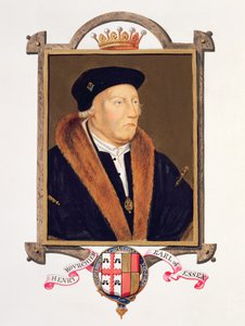 Henry Bourchier的肖像（第1539页）埃塞克斯的第二伯爵，来自“伊丽莎白女王法庭回忆录”，于1825年出版（纸上有水粉和水粉） 作者 艾塞克斯（Essex）的莎拉伯爵夫人（Sarah Countess）