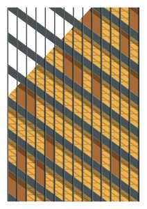 纽约市公园大道 375 号，2015 年（平面胶版印刷作品）