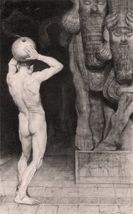 Der Anarchist，1894年（船上的炭黑石墨）