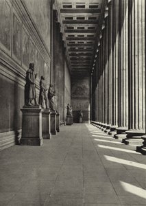 Berlin: Altes Museum; The Old Museum (b/w photo)