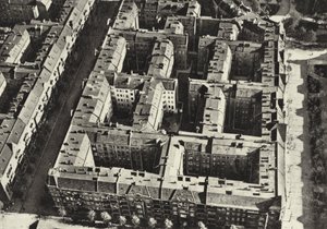 柏林：Berliner Mietskasernen； 老民居（黑白照片）