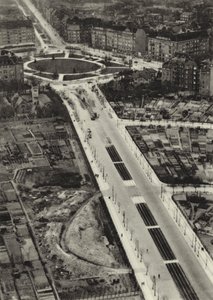 柏林：Reichsstrasse、Reichskanzlerplatz（黑白照片）