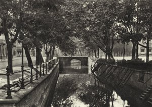 波茨坦，Am Kanal（黑白照片）