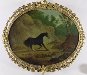 一匹马被一条蛇吓坏了，1792年 作者 索里·吉尔平（Sawrey Gilpin）