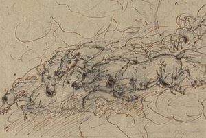 四匹马驰骋：（？）神话研究，可能是辉腾战车 作者 索里·吉尔平（Sawrey Gilpin）
