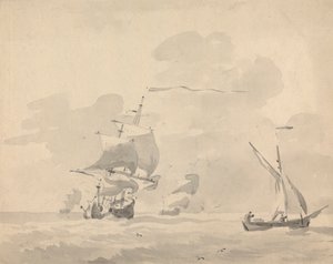 海上船只 作者 索里·吉尔平（Sawrey Gilpin）