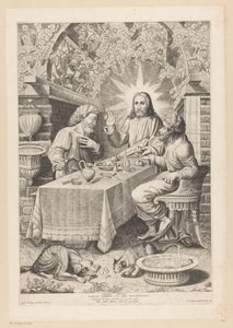在以马忤斯用餐 作者 弗朗切斯科·巴贝里尼 (1597 1679)