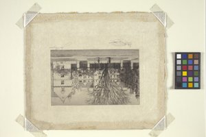 耶鲁大学校园的一座建筑（蚀刻） 作者 美国学校