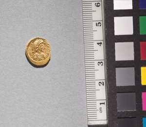 Arkadios（正面）固相线，395-408（金色）（背面参见CVL 499735）