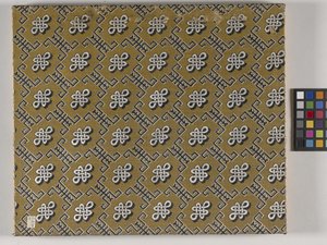 8 叶花卉册，17 世纪中期（纸张上的墨水和色彩） 作者 学校中文