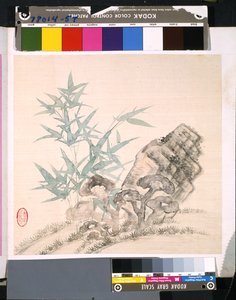 花鸟册》，日期不详（绢本水墨和彩色） 作者 学校中文