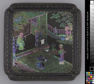 Small plate, late 18th century (Lacquer)