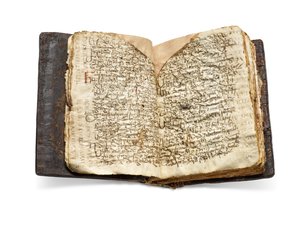 西奈抄本》，5 世纪晚期至 7 世纪，公元 979 年（牛皮纸上的墨迹） 作者 埃及学校