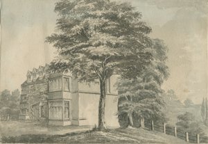Arley Hall（或“城堡”）：印度水墨画，和 [？19 世纪末]（绘画） 作者 学校英语
