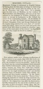 Boscobel House: woodcut engraving, nd [c 1830] (print) 作者 学校英语