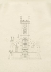 Burton-upon-Trent - Holy Trinity Church: drawing, nd [?1820s] (drawing) 作者 学校英语