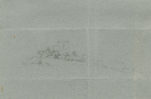 城堡教堂-斯塔福德城堡：铅笔画，nd [?19世纪]（绘图 作者 学校英语