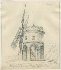 切斯特顿-风磨：铅笔素描，nd [？17th cent]（绘画）