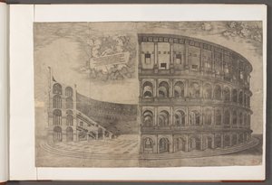 科顿-奥古斯都三世，f.53 斗兽场。 古代建筑、艺术和相关场景的版画，主要在罗马 作者 学校英语