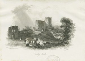杜德利城堡--堡垒：钢版画（虚线），nd [c 1841] (印刷品) 作者 学校英语