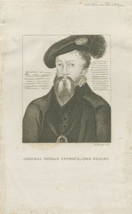 Hill Ridware - 海军上将Thomas Seymore, Lord Sudley的肖像：雕刻，nd [约1805] (印刷品) 作者 学校英语