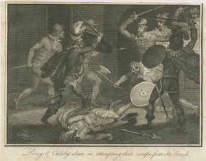 Himley - "Percy and Catesby slain": engraving ,nd [?19 cent] (print) 作者 学校英语