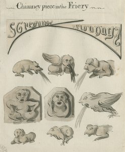 Lichfield - Chimney Piece in the Friary: pen and wash drawing, nd [?late 18th cent] (drawing) 作者 学校英语