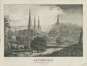 利奇菲尔德--西北景：石版画，nd [?19世纪] (印刷品) 作者 学校英语
