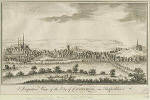利奇菲尔德--西南风景：雕刻，nd [1771] (印刷品) 作者 学校英语