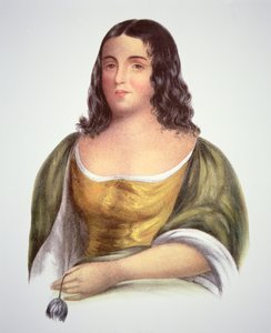 宝嘉康蒂(约1595-1617)(彩色平版印刷) 作者 学校英语