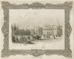 斯塔福德--市场：雕刻，nd [约1841]（印刷品）。 作者 学校英语