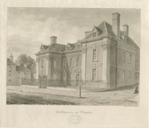 Stafford-Shire Hall：水彩画 作者 学校英语